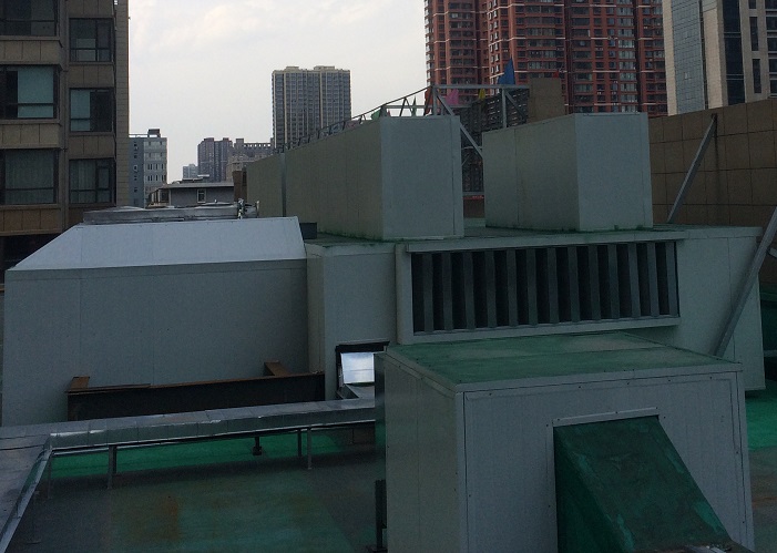 空調(diào)風(fēng)冷機(jī)組隔聲消聲降噪